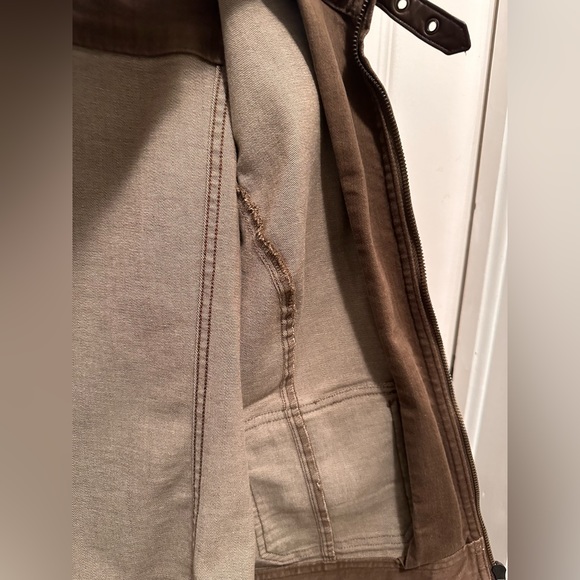 Ralph Lauren bomber jacket. Brown, Size 14. Great condition - Picture 6 of 8